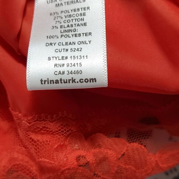 Trina Turk Red Dress  - Picture 4 of 4